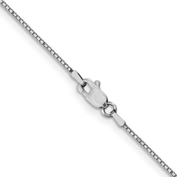 10k White Gold and 0.5ct Lab-Grown Diamond Necklace - Picture 4 of 4